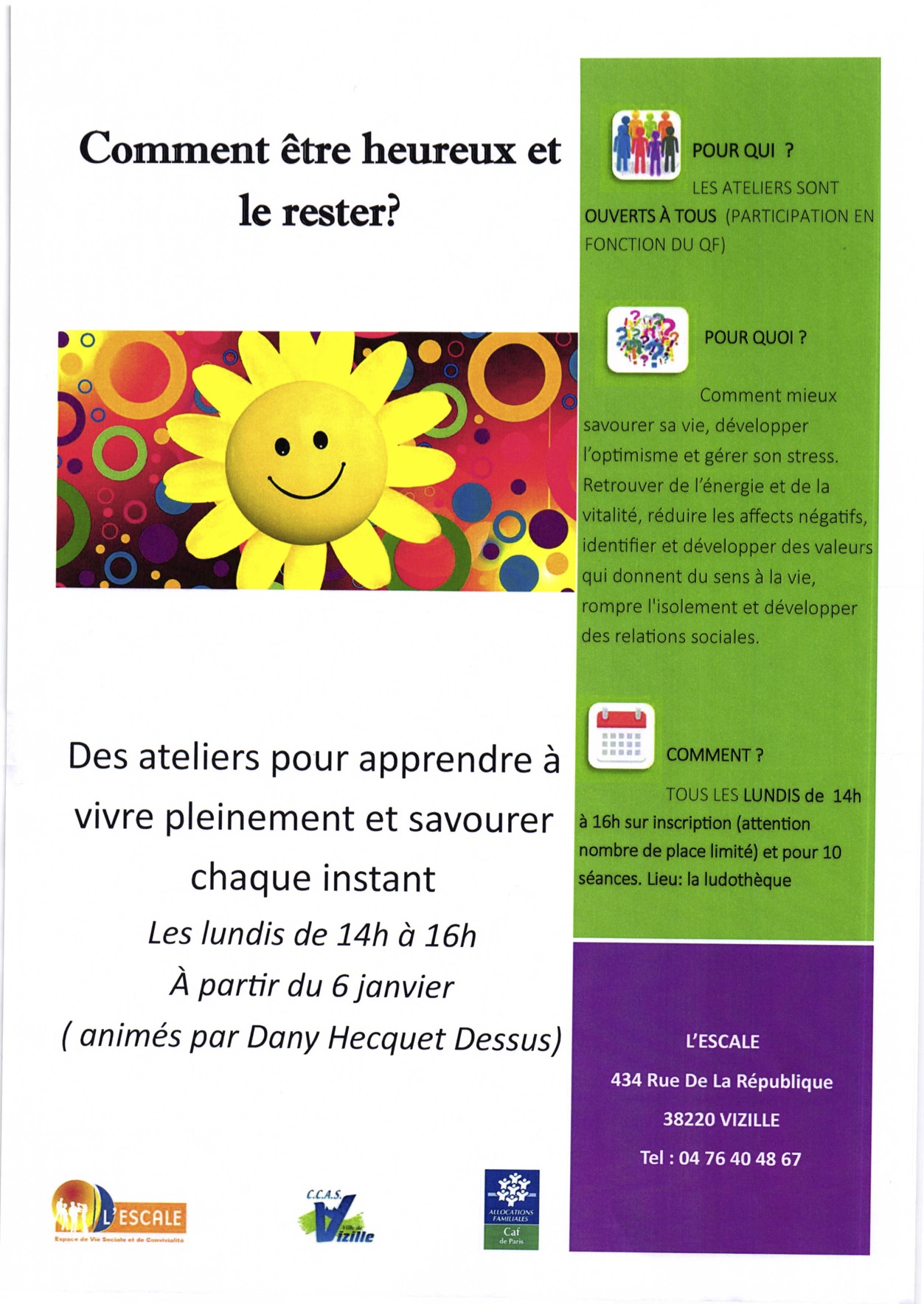 Affiche Escale Vizille